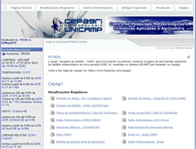 Tablet Screenshot of cpa.unicamp.br
