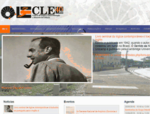 Tablet Screenshot of cle.unicamp.br
