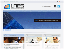 Tablet Screenshot of lnes.iqm.unicamp.br