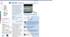 Desktop Screenshot of multiciencia.unicamp.br