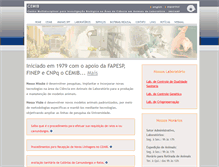 Tablet Screenshot of cemib.unicamp.br
