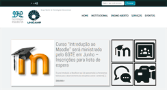 Desktop Screenshot of ggte.unicamp.br