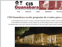 Tablet Screenshot of cisguanabara.unicamp.br
