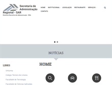 Tablet Screenshot of pfl.unicamp.br