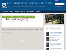Tablet Screenshot of fem.unicamp.br