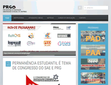 Tablet Screenshot of prg.unicamp.br