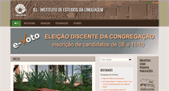 Desktop Screenshot of iel.unicamp.br