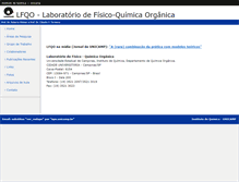 Tablet Screenshot of fqo.iqm.unicamp.br
