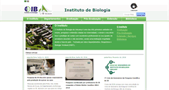 Desktop Screenshot of ib.unicamp.br