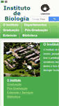 Mobile Screenshot of ib.unicamp.br